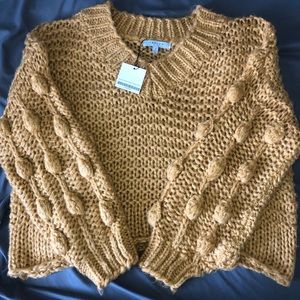 pullover bubble sweater